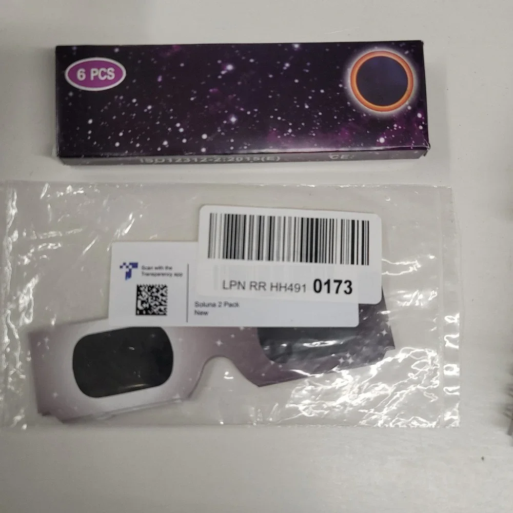 VUZNOI Solar Eclipse Glasses 6 Pack Certified‎ Safe Shades for Viewing